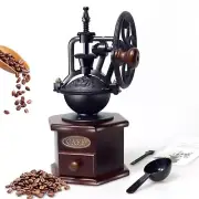 Manual Coffee Grinder Vintage Wooden Coffee Bean Grinder Hand Grinder Roller ...