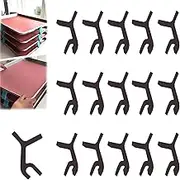 16PCS Baking Sheet Stackers, Reusable Trays Stacking Holder, Space-Saving Trays Stacking Holder, Multipurpose Baking Tray Stackers Suitable, for Home Kitchen(Black)