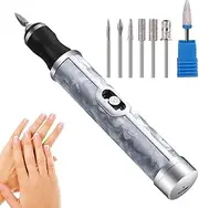 Cordless Electric Nail Drill Machine,Cordless-Nail File|Portable Efile Manicure Pedicure Set,Rechargeable E File for Acrylic Polish|Edge Shaping Polishing Grinding Nursing Peeling