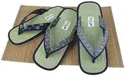 [アイ・エス・エム] I.S.M Japanese Pattern Tatami Zori Sandals, Set Sandals, Gentlemen, One Size Fits All