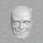 Daredevil Born Again v3 custom head for 1:6 1:10 1:12 1:18 action figures