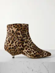 [Isabel Marant] Isabel Marant - Eana Leopard-print Calf Hair Ankle Boots - Leopard print - FR40 FR 40 Animal print