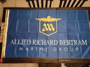 Allied Richard Bertram Yachts Marine Group Flag 34" X 58" NOS