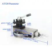 CQ9332 AT320 CQ6132 HQ400 Swing Quick Change Lathe Metal Posts Metric Tool Slide