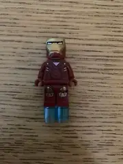 Lego Iron Man with Triangle on Chest 6867 30167 Super Heroes Avengers Minifigure
