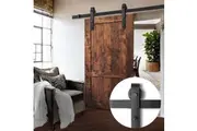 Cefito Sliding Barn Door Hardware Track Set 2m