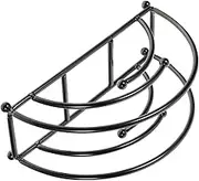 STOBOK Metal Napkin Holder Black Wall Record Rack Kitchen Napkin Rack Thanksgiving Christmas Bar Tissue Holder