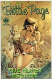 Bettie Page Alien Agenda #1 Cover C Roux Dynamite Entertainment 2022 NM+
