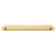 Osaka Cabinet Pull with Backplate CTC256mm Brushed Brass