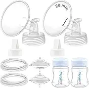 Maymom Pump Parts Spectra S2 Spectra S1, mm Flange Valve Tube Bottle Backflow Protector, Not Original Spectra S2 Accessories Replace Spectra Duckbill Valve Spectra Bottle Spectra (20mm Flange)