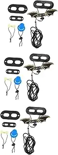 Yardwe 3 Sets Halloween Reptile Supplies Lizard Hat Leash Bowtie for Pet Decor