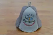 Sauna hat ukrainian felted wool hat Sauna Hat wool men, Ukrainian Felt bath acce