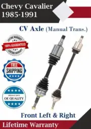 OE Front CV Axle For 1985-1991 Chevy Cavalier Manual Trans. Lifetime Warranty (for: Chevrolet)