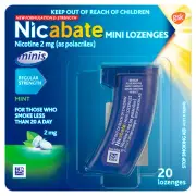 Nicabate Minis 2mg Mint Lozenges - 20 Pack