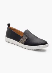 [Taking Shape] Taking Shape Elastic Loafer Flex Shoe Size 38 in Black - Women's Shoes Black