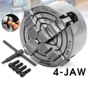 Independent 4-jaw 80mm Lathe Chuck 3" Chuck Reversible CNC Metal Lathe