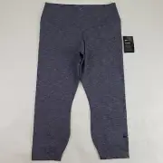 Nike Power Sculpt High Rise Legging Womens 1X Gray Cropped Dri Fit Training Pant
