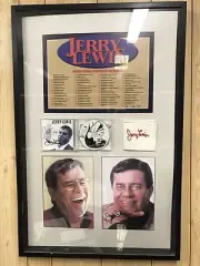 Jerry Lewis Genuine Signed Memorabilia