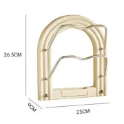 (Hook Model) Kitchen Wall Mounted Shelf Aluminum Alloy Household Multifunctio HG