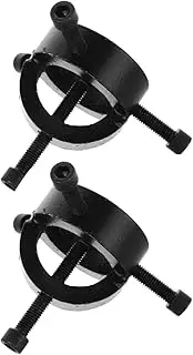 HEALLILY 2Pcs Steel Wind Wheel Puller Tool for Easy Removal of Range Hood Fan Wheels Durable Hand Tool for Household Appliance Repair and Maintenance Black Finish