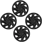 4pc 15 Inch Hubcap Wheel Covers, Stylish and Sturdy Rim Protectors Universal Hubcap for Cars Trucks Vans, Protects and Beautifies Vehicle, Auto Tire Rim Replacement