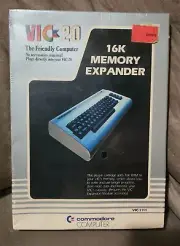 Sealed 1981 Commodore VIC-20 16K RAM Memory Expander Cartridge VIC-1111 NIB NOS