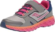 [Saucony] Unisex-Child Wind Shield Alternative Closure 2.0 Running Shoe
