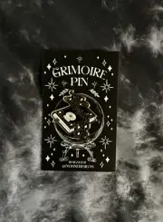 Fairyloot Enamel Spellbook Pin Grimoire Pin Designed by @No0neDesigns