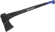 MichaelPro Splitting Axe with Weather-Resistant and Shock Absorbing Fiberglass Handle, Capable of One-Strike Splits (36-Inch Splitting Axe)