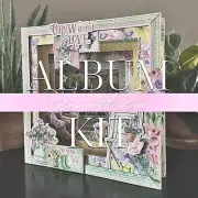 Graphic45 GROW WITH LOVE "SPRING IS IN THE AIR" TUNNEL ALBUM KIT scrapbooking