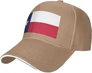 [SSIULUS] Flag of Texas Casquette Cap Hats,Trucker,Baseball Cap with Snapback,Perfect for Summer,Golf