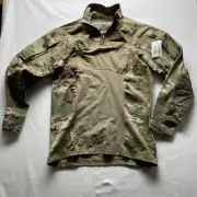 US Army 1/4 Zip FR Combat Shirt OCP USGI Flame Resistant Scorpion ACS MEDIUM