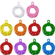 96 Pieces Loom Potholder Weaving Loom Weaving Craft with Q9Q7