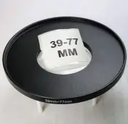 39-77mm Metal Step Up Adapter Ring 39mm Lens to 77mm Filter Converter 39-77 New