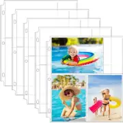 60 Pack 4 x 6 Photo Sleeves for 3 Ring Binder, Heavy-Duty Archival Photo Page...