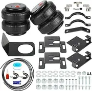 Air Suspension Bag Kit 4WD Fit for Chevrolet Silverado 2500 HD 2001-2010, Silverado 3500 HD 2007-2010, Fit for GMC Sierra 2500HD 2001-2010, Sierra 3500HD 2007-2010, Replace W21-760-2250, Black