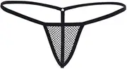 [GRRKDFQ] Women Lingerie Mesh Thongs and G Strings Transparent Sheer Panties