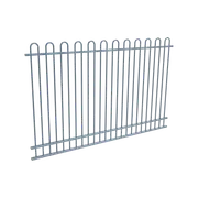 ProtectorAl 1201 - 2399 x 1500mm Deep Ocean Aluminium Pool Fence Panel Loop Top With Mid Rail