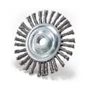 3 Pack - 4" x 5/8-11" Stringer Bead Wire Wheel Stainless Steel For Angle Grinder