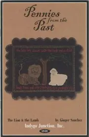 Indygo Junction Wool Penny Rug Lion & the Lamb Pennies from the Past Pattern