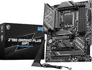 MSI Z790 Gaming Plus WiFi Motherboard, ATX - Supports Intel 14th, 13th & 12th Gen Core Processors, LGA 1700 - DDR5 Memory Boost 7200+MHz/OC, 1 x PCIe 5.0 x16, 4 x M.2 Gen4, 2.5G LAN, Wi-Fi 6E