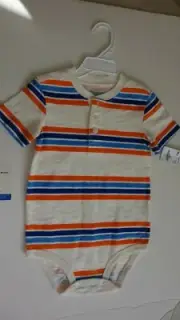 OSHKOSH 24M One Piece Striped $18