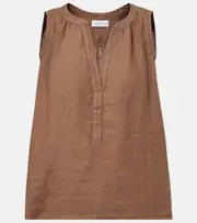 [Velvet] Velvet Tacy linen tank top AU 16 brown