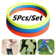 5Pcs/Set Agility Training Rings Portable Football Soccer Speed Agility Equipment