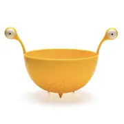 Ototo Spaghetti 22cm Monster Pasta Colander Plastic Cooking Strainer Bowl Yellow