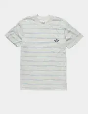 Rare New Billabong Knit Archer Striped Light Grey Shirt L stussy volcom sb dunk