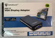 Zetta Guard - Plugable USB 2.0 VGA Multi-Display Adapter Model 10096 New Sealed