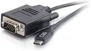 C2G USB C Cable, USB C to VGA, Video Adapter Cable, 10 Feet (3M), Cables to Go 26897