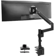 VIVO Single Monitor Stand Desk Mount Arm w/ USB Ports, Fits Ultrawides up to 49"
