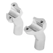 Chrome 3.5Inch Tall Pullback Handlebar Risers for Softail Dyna Touring Pullback Aluminum Straight